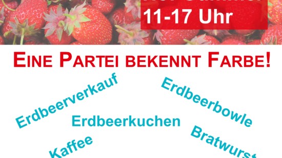Erdbeerfest Plakat